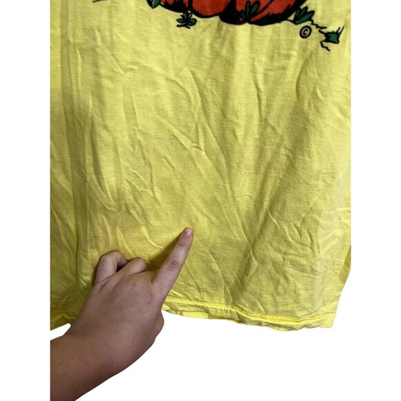 Vintage 70s Single Stitch Manteca‎ California Pumpkin Festival Halloween Size M - Picture 5 of 5